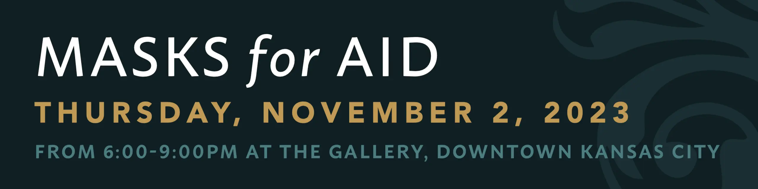 MASKS for AID – Thursday, November 2, 2023